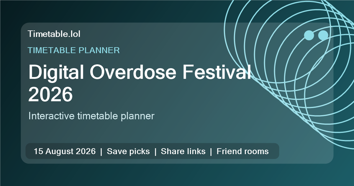 Digital Overdose Festival 2026